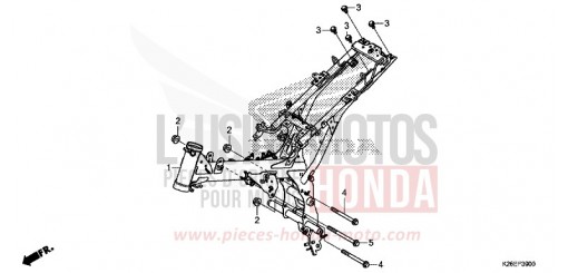 FRAME BODY MSX125AJ de 2018